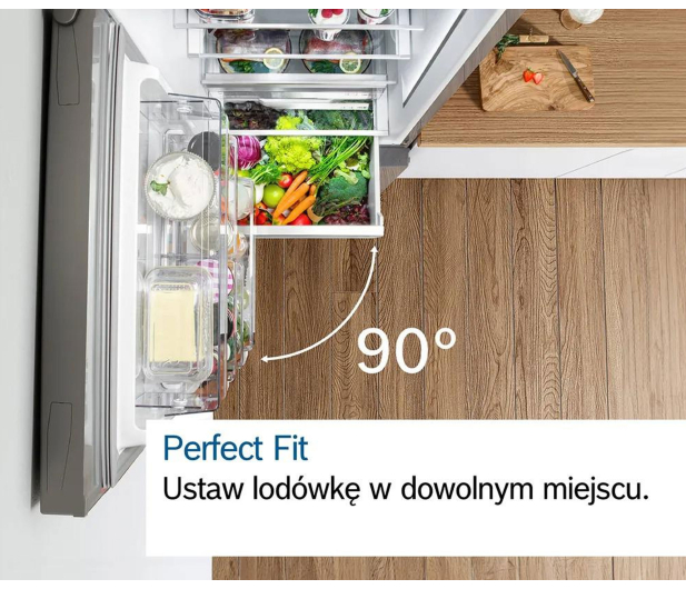 Lodówka Bosch KGN39OCAF PerfectFit No Frost 203cm Ciemny Inox Klasa A 29dB 363L - 1343494 - zdjęcie 16